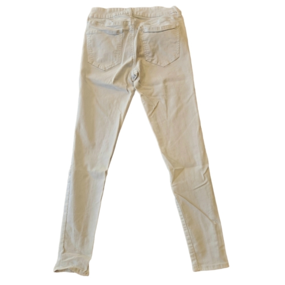 So low rise jeggings white size 7 - Picture 3 of 8